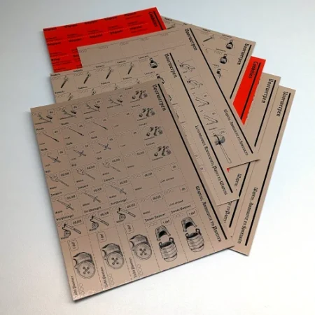 Mausritter: basis voorwerpen- en conditiekaartjes