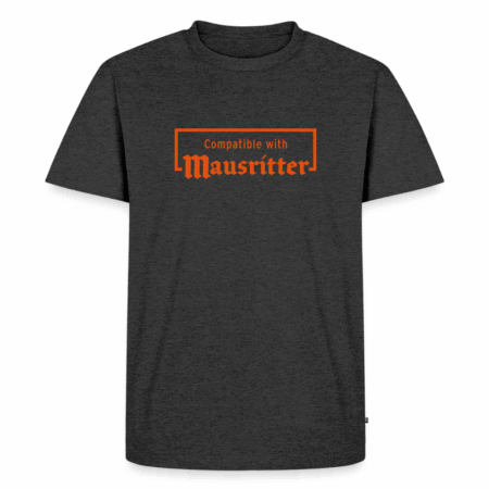 Compatible with Mausritter (oranje/satijn) - T-shirt mannen