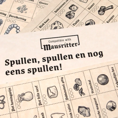 Mausritter: spullen, spullen en nog een spullen!